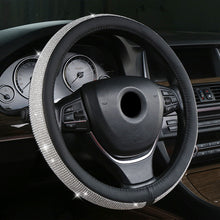 Steering Wheel Handle Cover Four Seasons Universal Steering Wheel Cover Stitching Diamond-studded Car Handle Cover Car Steering Wheel Cover