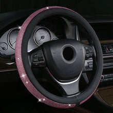 Steering Wheel Handle Cover Four Seasons Universal Steering Wheel Cover Stitching Diamond-studded Car Handle Cover Car Steering Wheel Cover