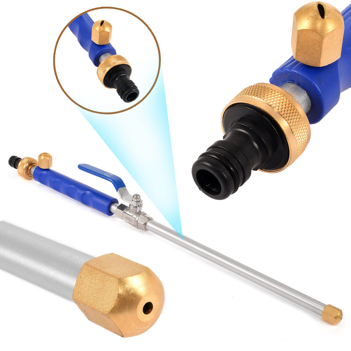 High Pressure Cleaning Car Brass Water Gun