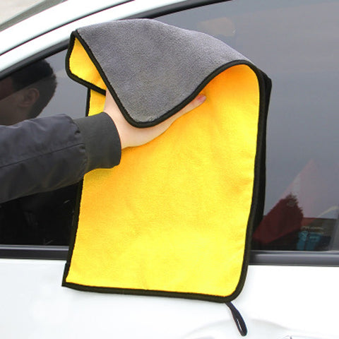 Car Wash Towel Coral Velvet Thickened Double-sided Car Cleaning Towel Multifunctional Household Cleaning Towel