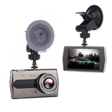 4 Inch Large Screen Car Driving Recorder HD 1080p Night Vision Front And Rear Dual Lens
