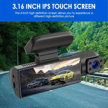1080P Dual Camera Car Dashboard Camera Infrared Night Vision Ring Recording Wide-angle Lens Cross-border Version